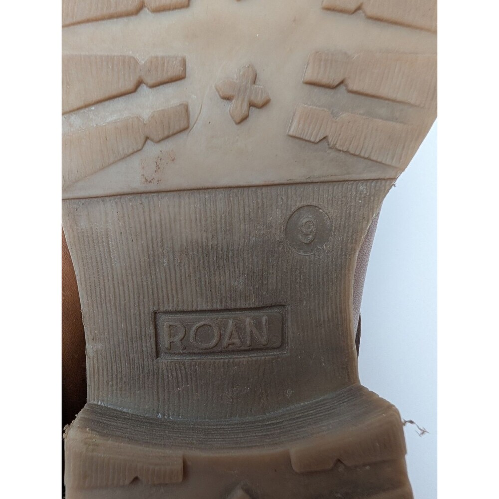 Roan by Bed Stu Deception Womens Boots Brown Leather Lace Side-Zip Size 9 - Picture 6 of 12